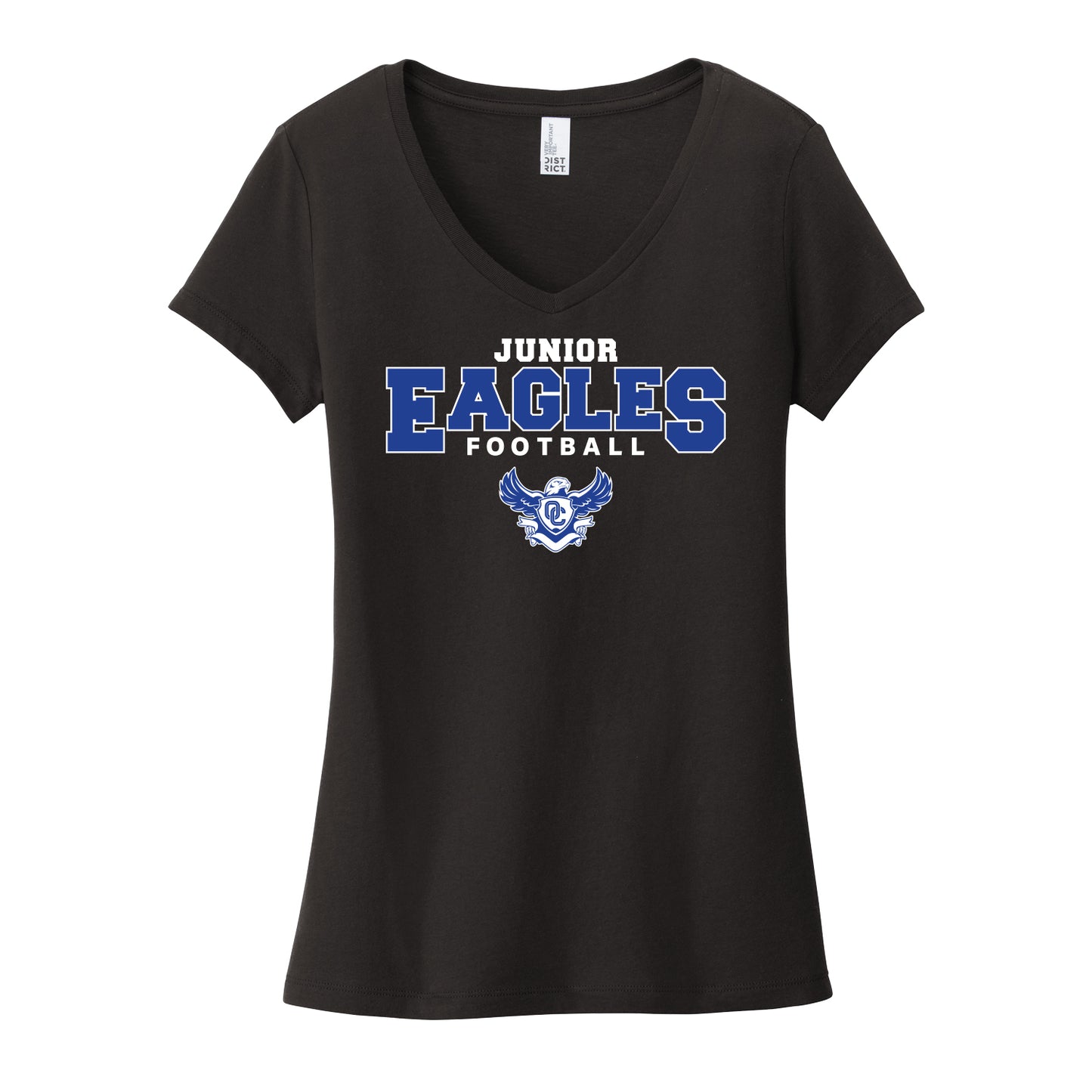 Junior Eagles Football Women's V-Neck Tee