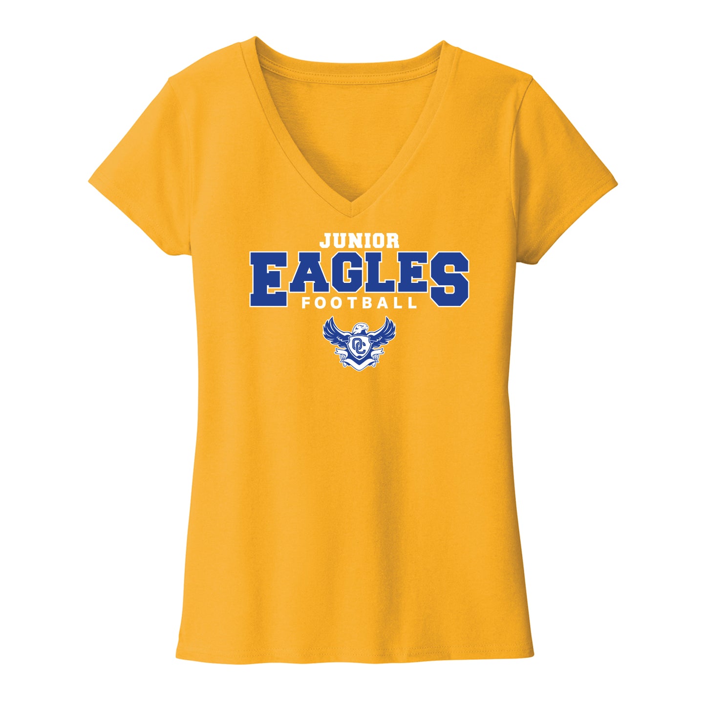 Junior Eagles Football Women's V-Neck Tee