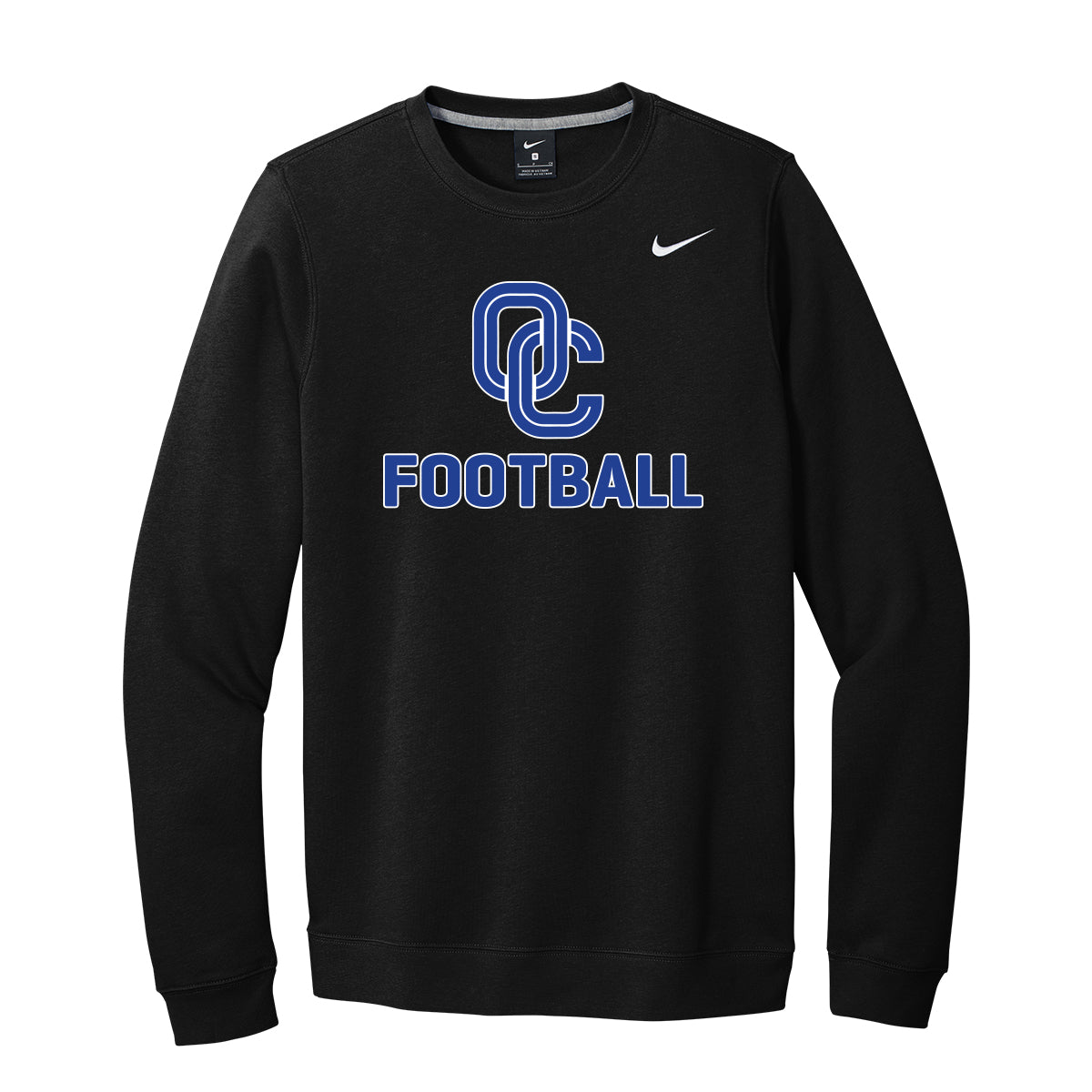 OC Football Stacked Nike Crewneck Sweatshirt