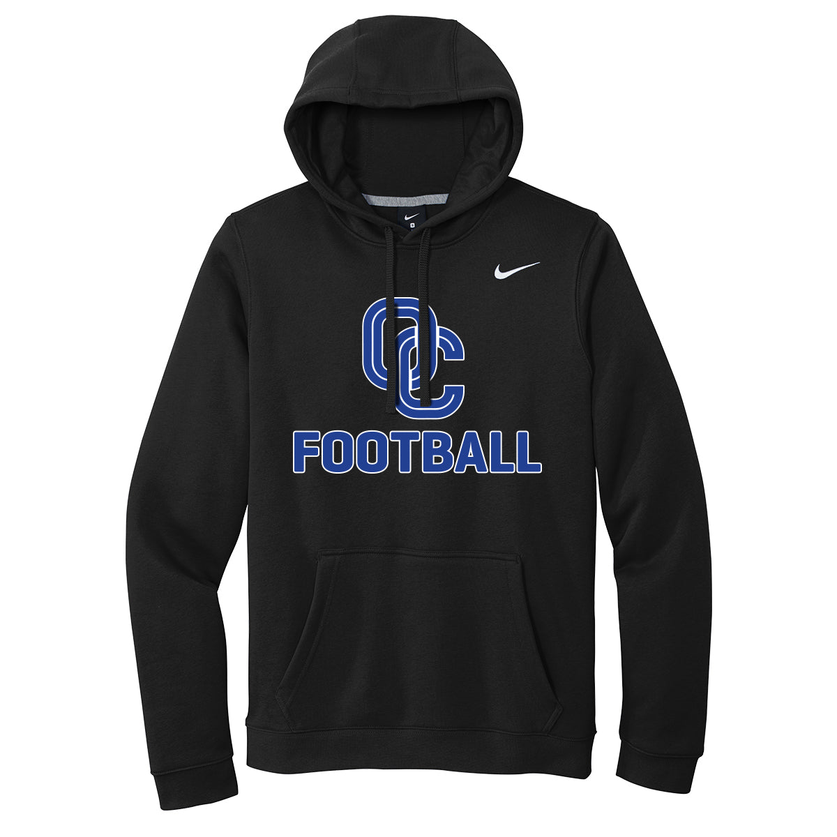 OC Football Stacked Nike Hoodie