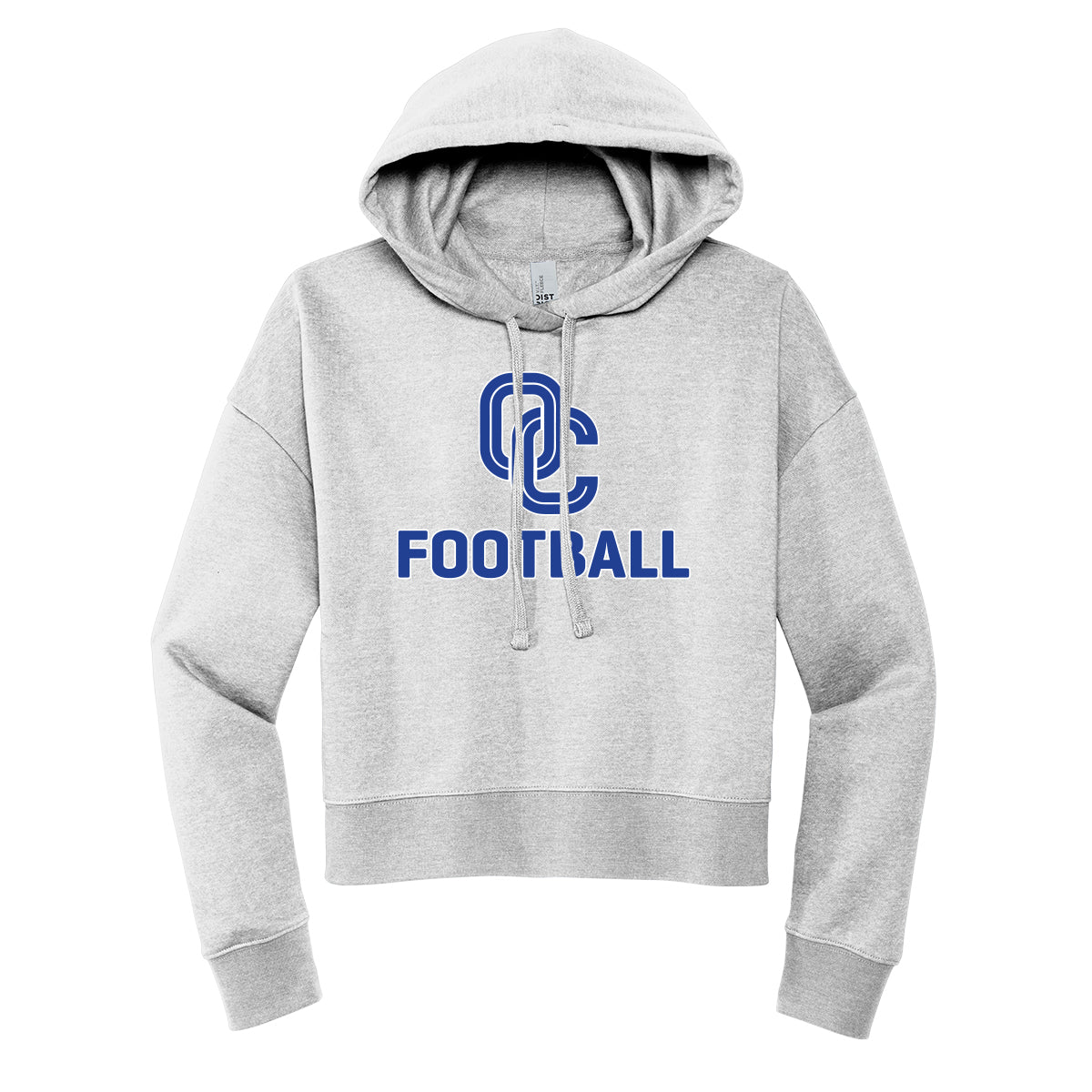 OC Football Stacked Cropped Hoodie