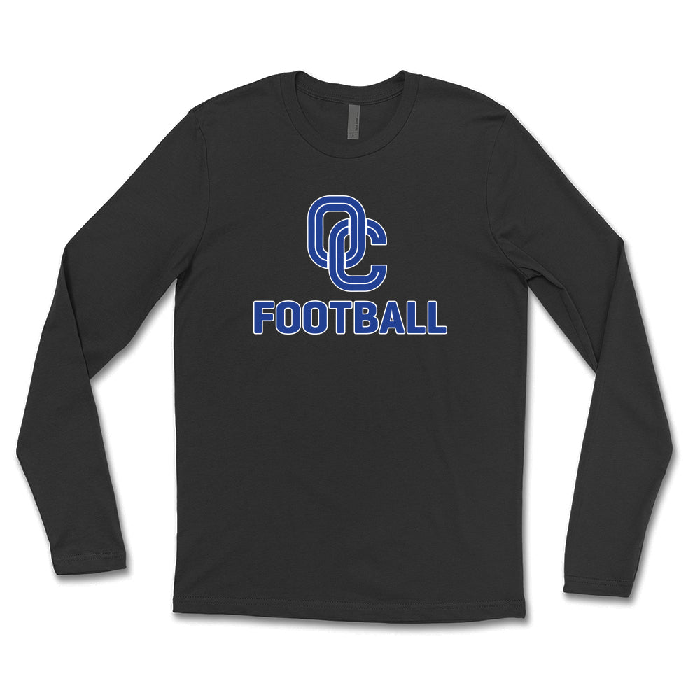 OC Football Stacked Unisex Long Sleeve Tee