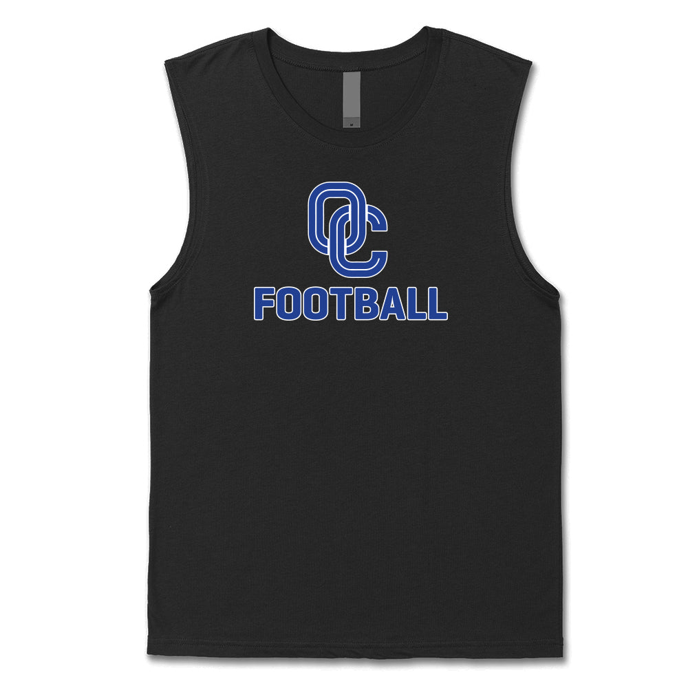 OC Football Stacked Unisex Tank