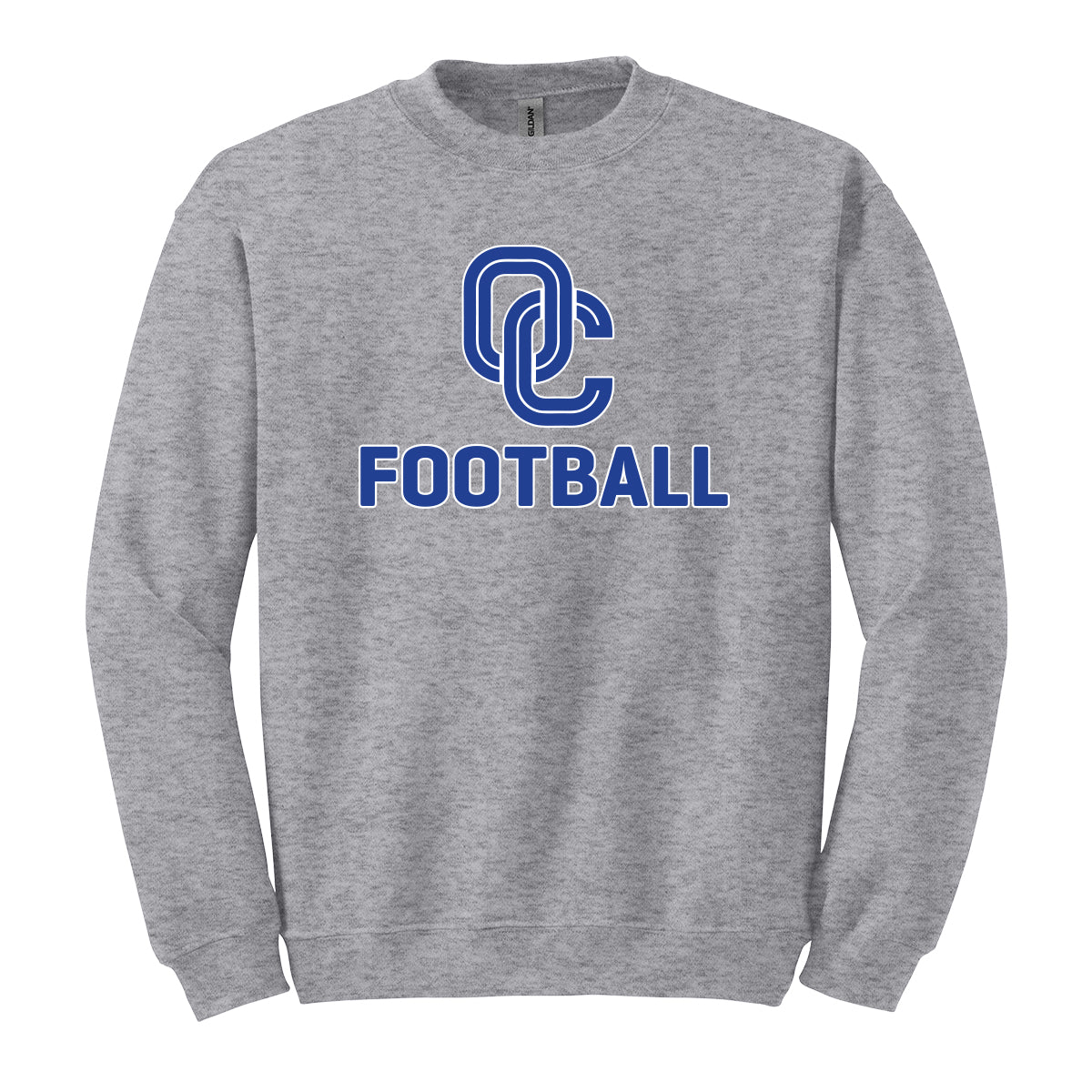 OC Football Stacked Unisex Crewneck Sweatshirt
