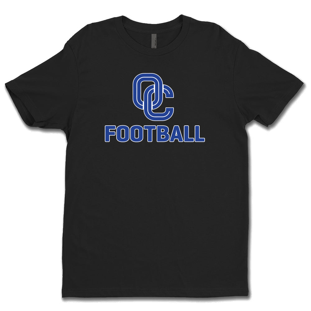 OC Football Stacked Unisex Tee
