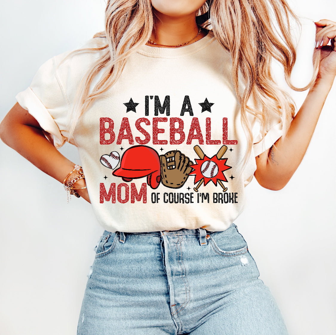 I'm A Baseball Mom Unisex Tee