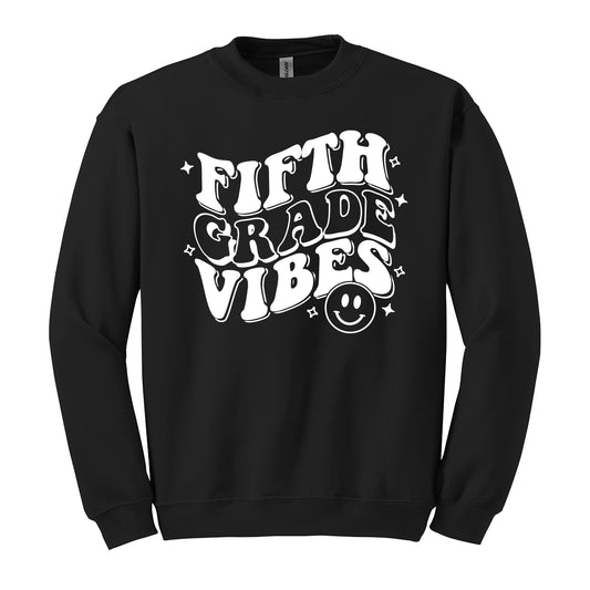 Zuni Hills 5th Grade Vibes Crewneck Sweatshirt