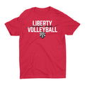 Liberty Senior Volleyball Mom Unisex Tee