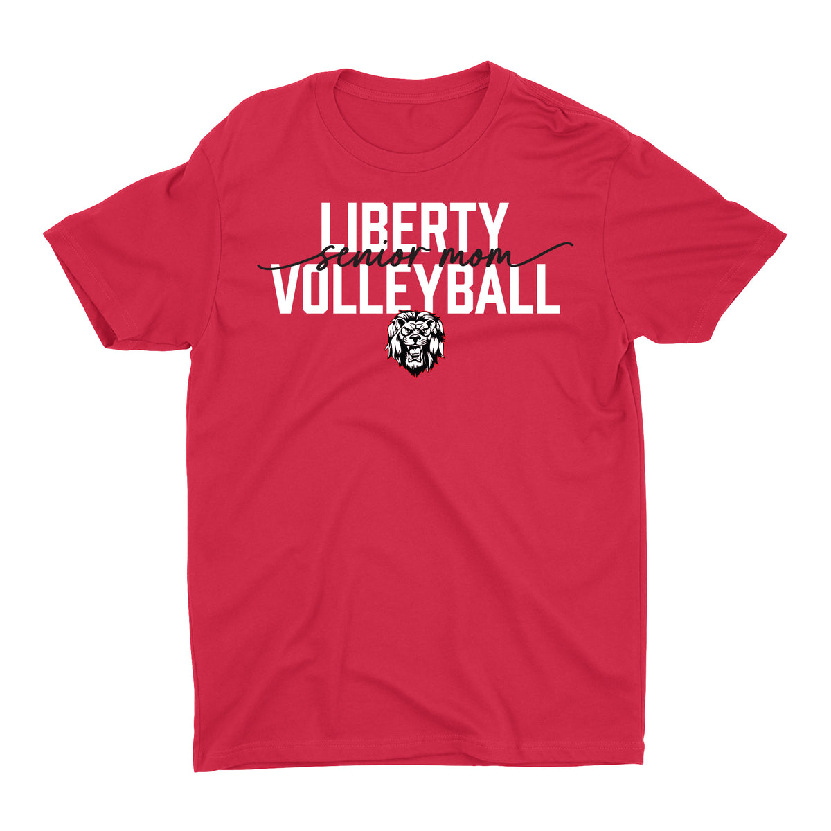 Liberty Senior Volleyball Mom Unisex Tee