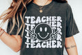 Smiley Peace Teacher Unisex Tee