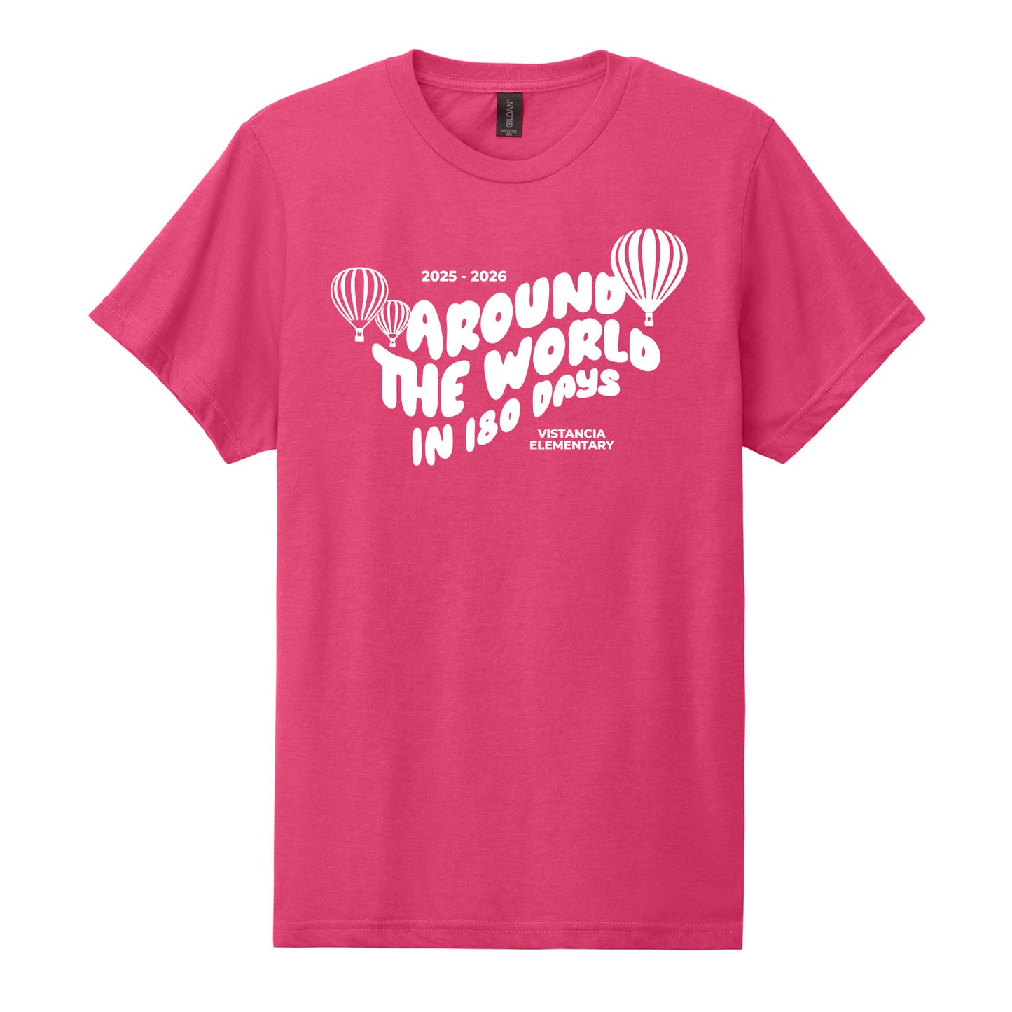 Tryon's 5th Grade Vistancia Class Shirt (Azalea)