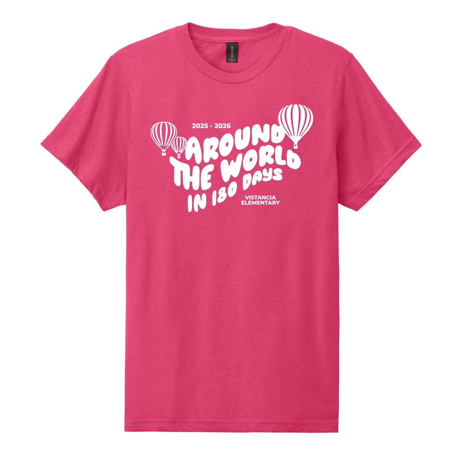 Tryon's 5th Grade Vistancia Class Shirt (Azalea)