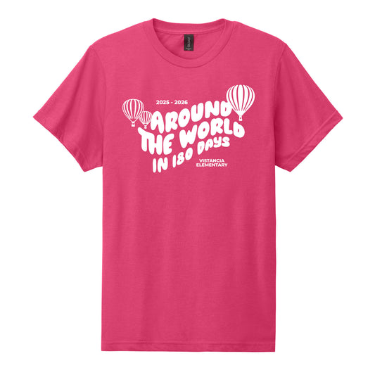 Tryon's 5th Grade Vistancia Class Shirt (Azalea)