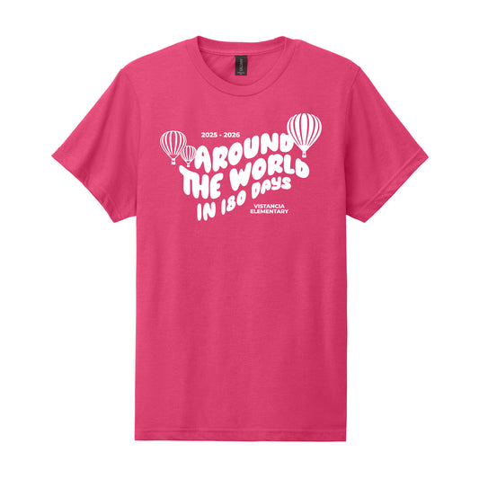 Nasser's 6th Grade Vistancia Class Shirt (Azalea)