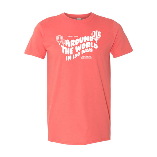 Rodger's 3rd Grade Vistancia Class Shirt (Coral Silk)
