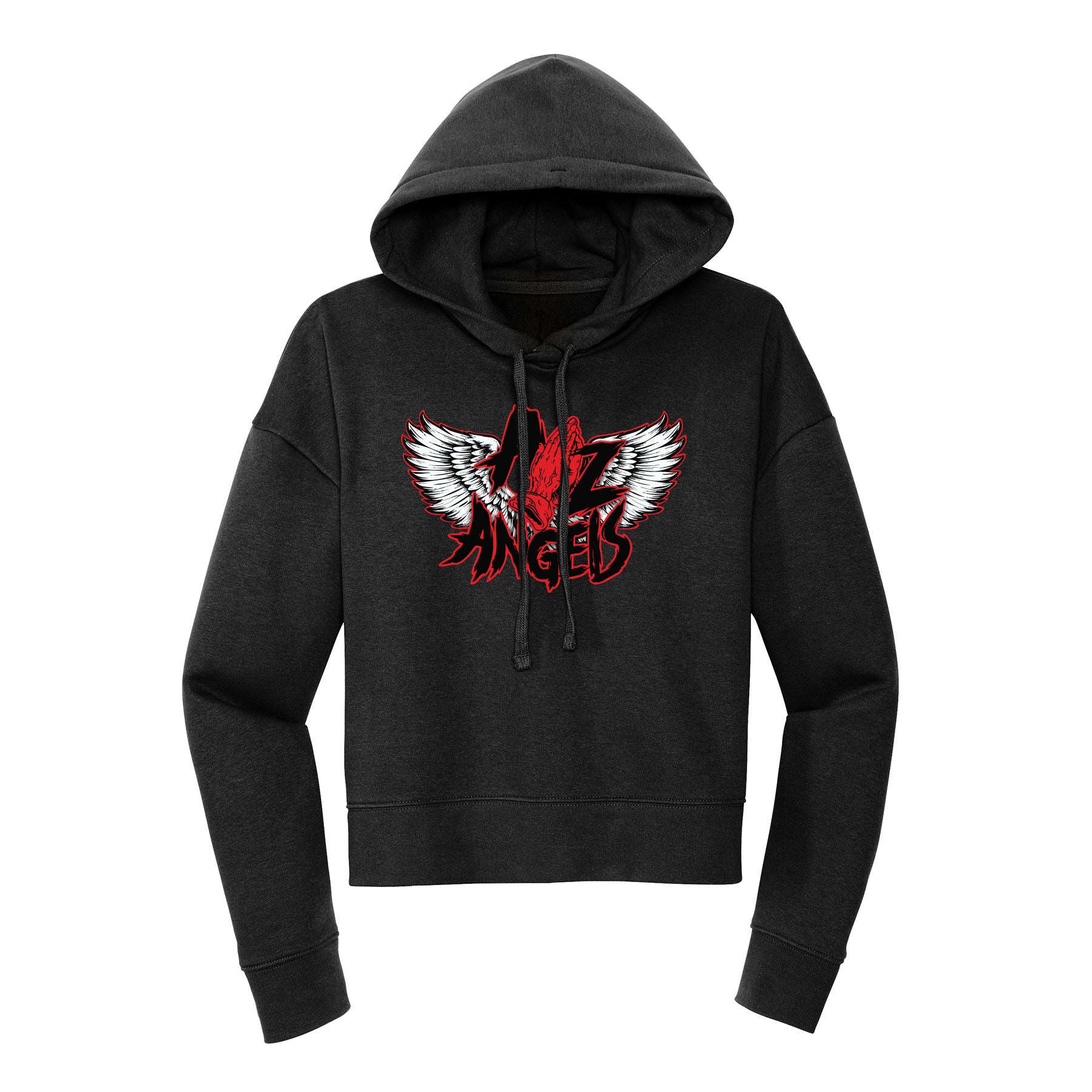 AZ Angels Wings Cropped Hoodie