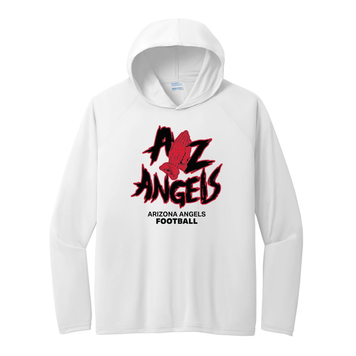 AZ Angels Performance Hooded Long Sleeve Tee