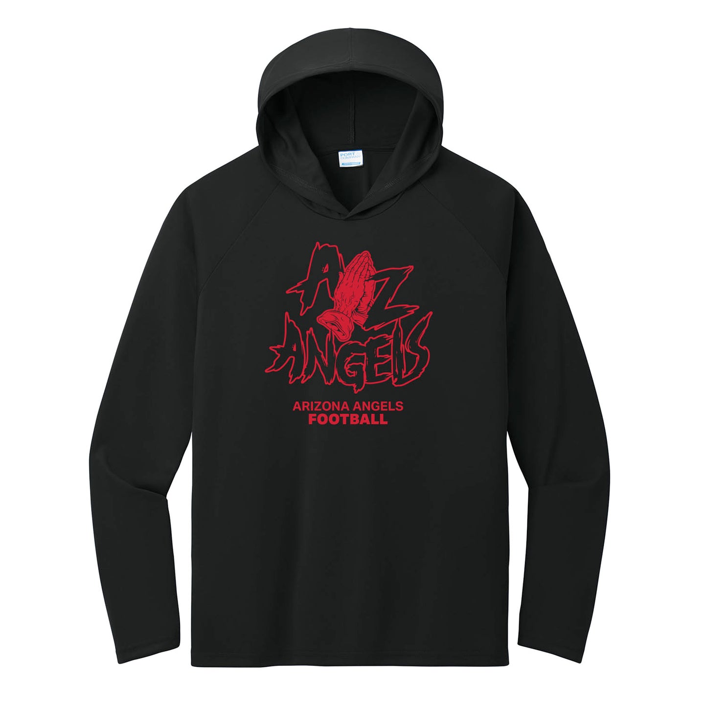 AZ Angels Performance Hooded Long Sleeve Tee