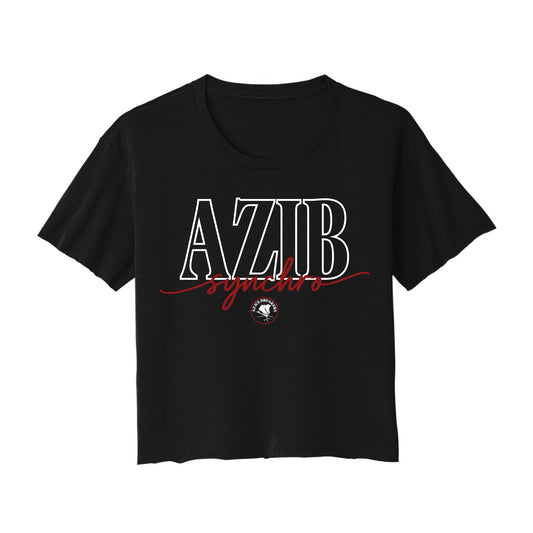 AZ Ice Breakers Script Cropped Tee