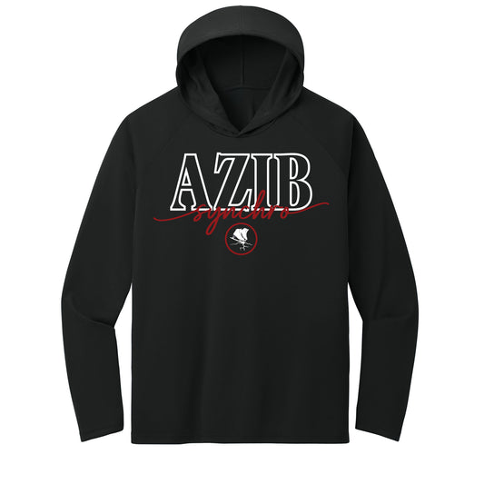 AZ Ice Breakers Script Performance Hooded Long Sleeve Tee
