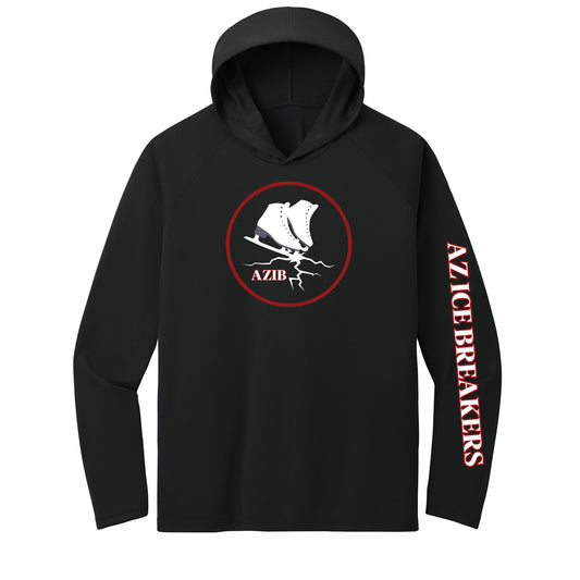 AZ ICE Breakers Performance Hooded Long Sleeve Tee