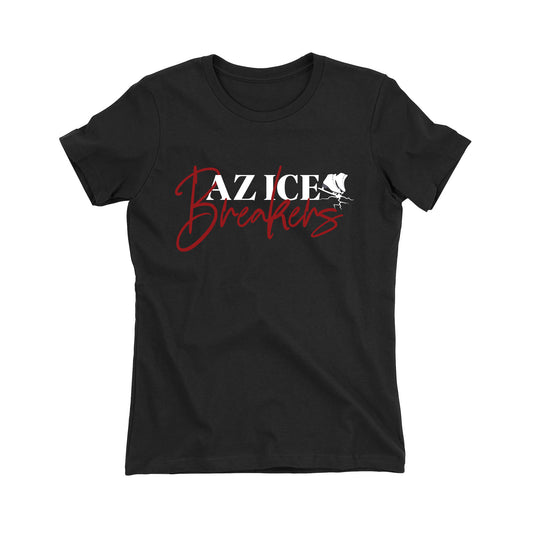 AZ Ice Breakers Stacked Women's Fitted Tee