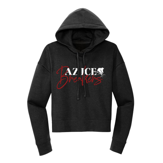 AZ Ice Breakers Stacked Cropped Hoodie