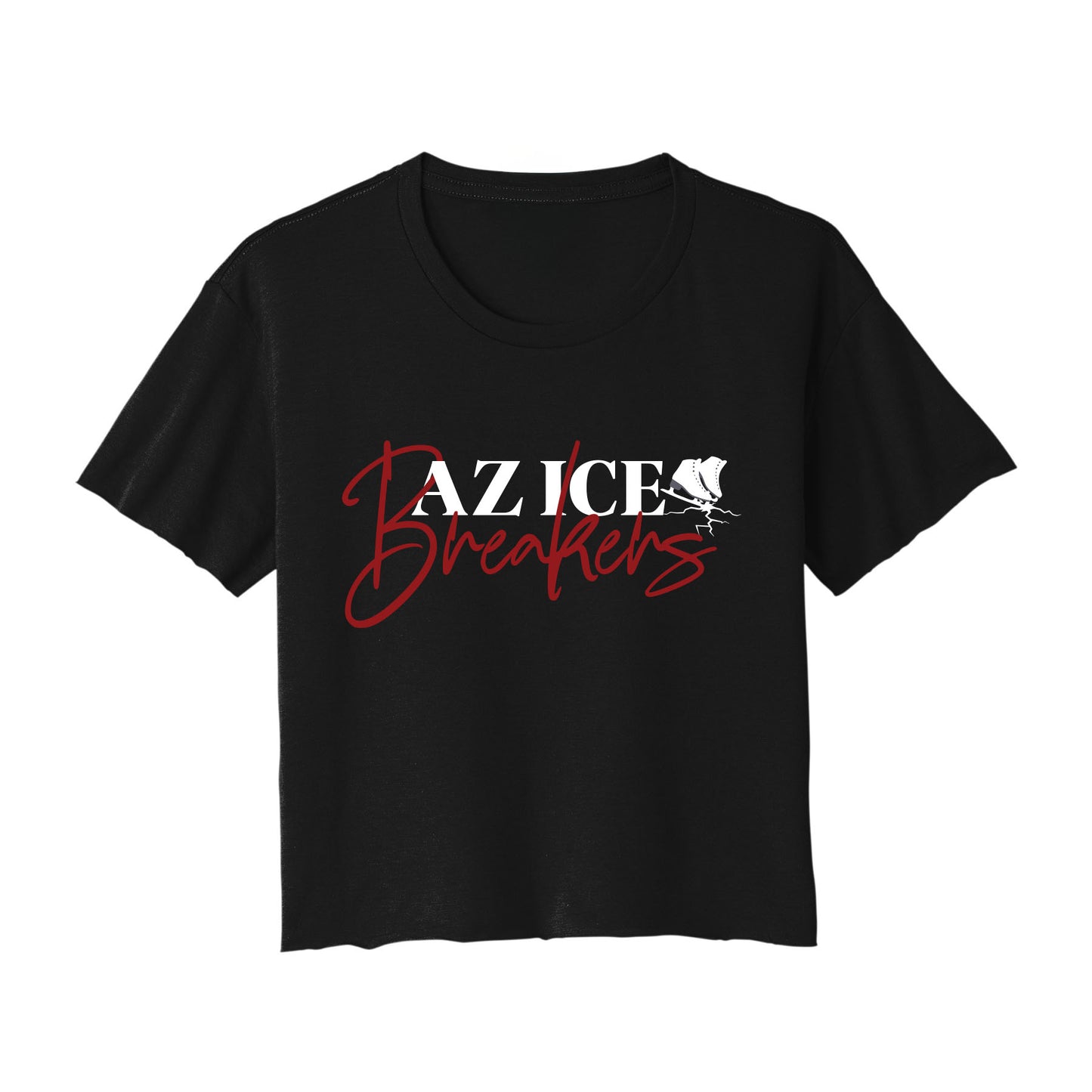 AZ Ice Breakers Stacked Cropped Tee