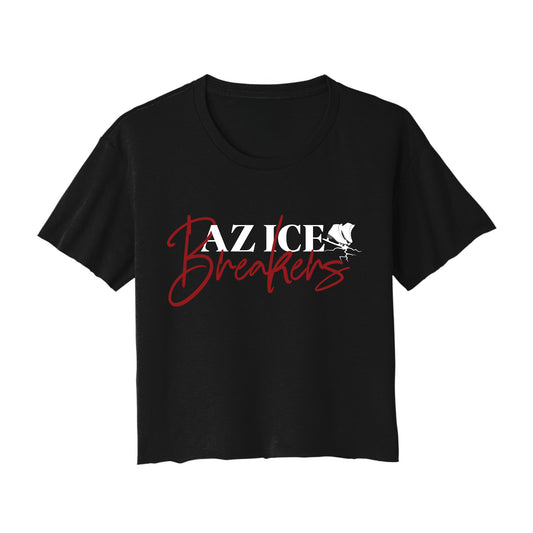 AZ Ice Breakers Stacked Cropped Tee