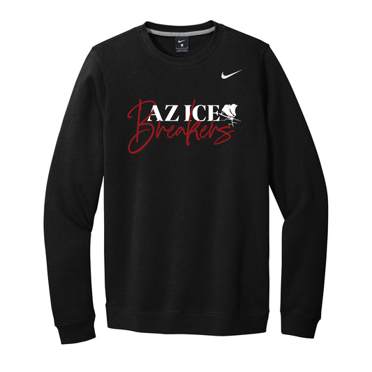 AZ Ice Breakers Stacked Nike Crewneck Sweatshirt