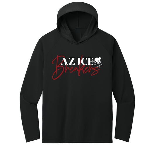 AZ Ice Breakers Stacked Performance Hooded Long Sleeve Tee