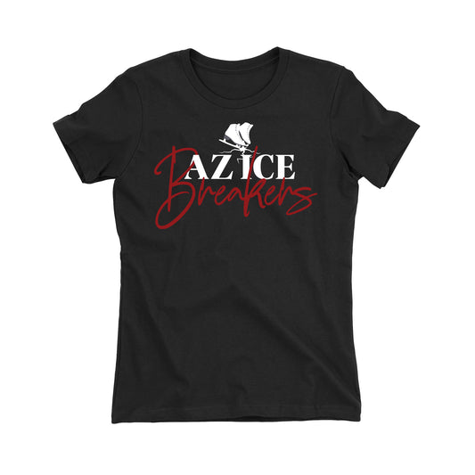 AZ Ice Breakers Stacked Women's Fitted Tee