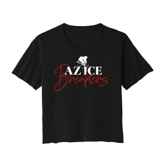 AZ Ice Breakers Stacked Cropped Tee