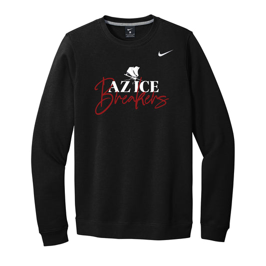 AZ Ice Breakers Stacked Nike Crewneck Sweatshirt
