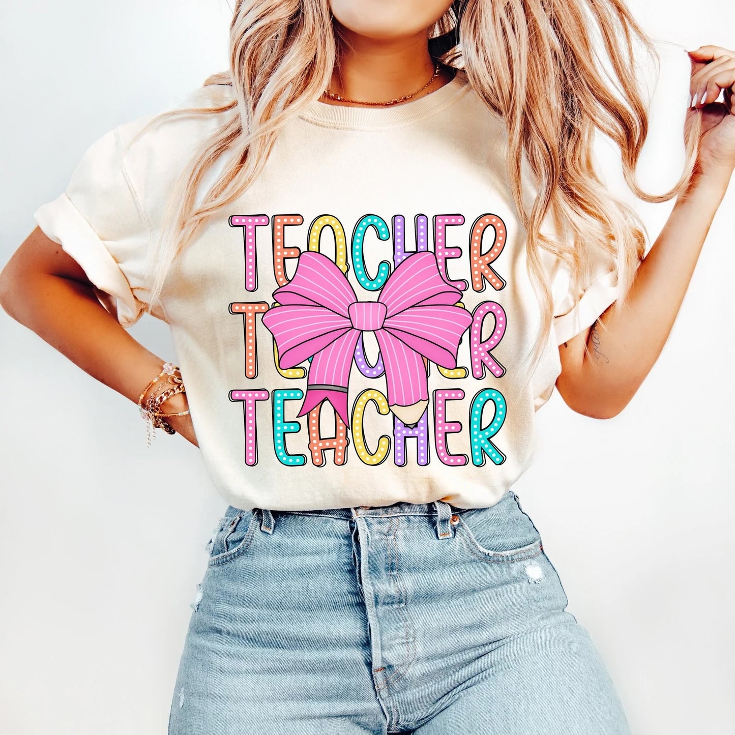 Teacher Bow Unisex Tee