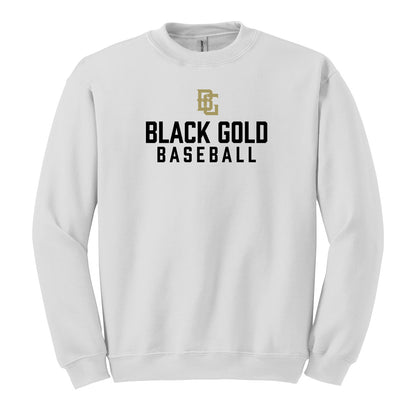 Black Gold Baseball Unisex Crewneck Sweatshirt