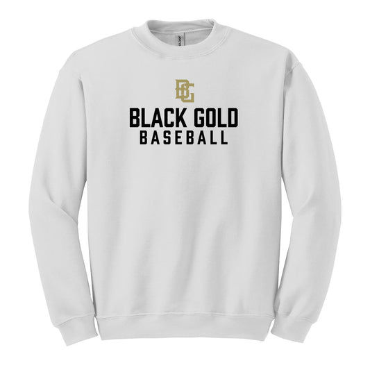 Black Gold Baseball Unisex Crewneck Sweatshirt