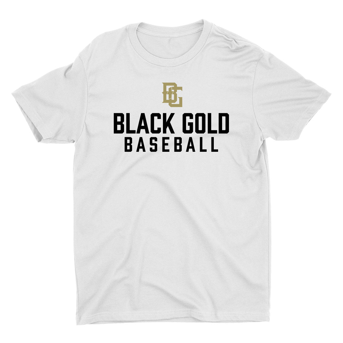 Black Gold Baseball Unisex Tee