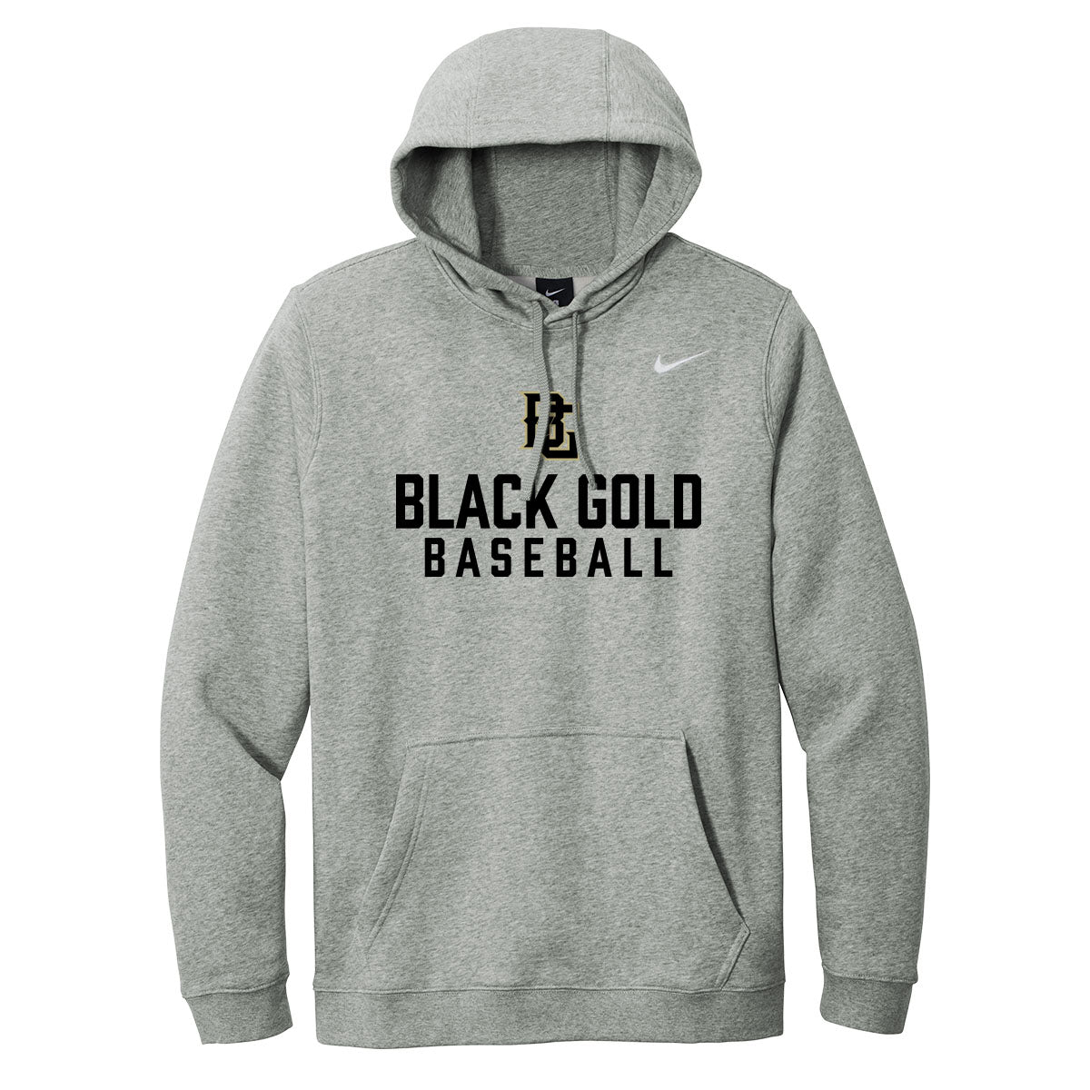 Black Gold Baseball Nike Hoodie