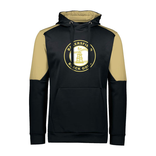 Black Gold Seal Colorblock Hoodie