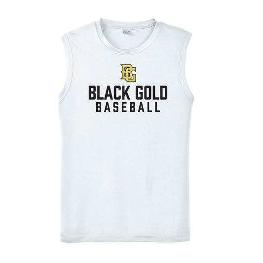 Black Gold Baseball Performance Sleeveless Tank