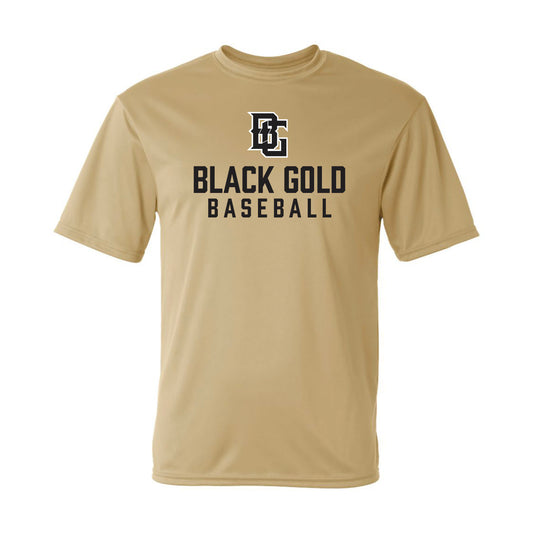 Black Gold Baseball Dri Fit Tee