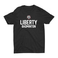 Liberty Badminton Stacked Unisex Tee