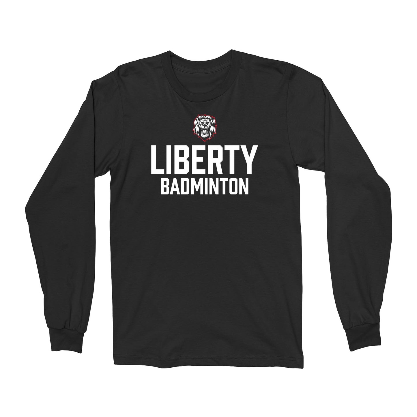Liberty Badminton Stacked Unisex Long Sleeve Tee
