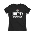 Liberty Badminton Stacked Women's Fit Tee