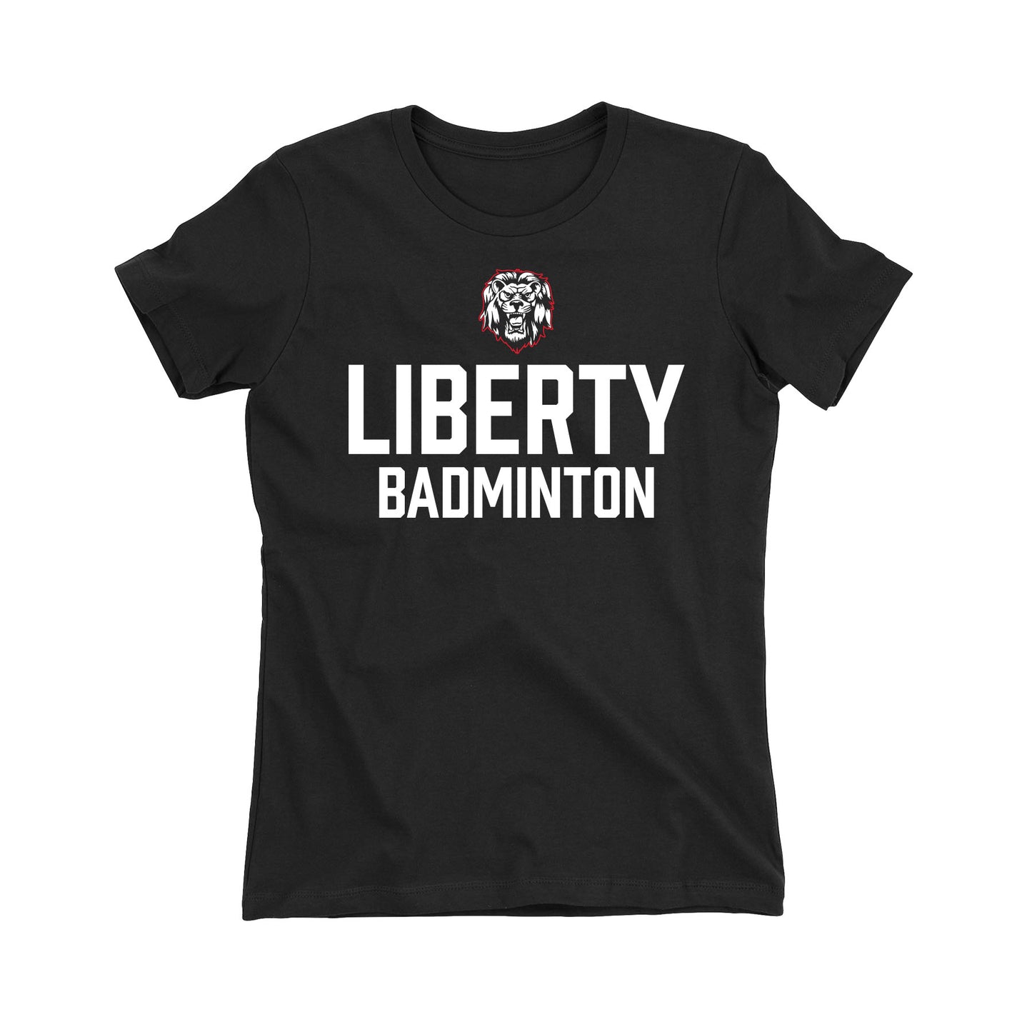 Liberty Badminton Stacked Women's Fit Tee