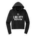 Liberty Badminton Stacked Cropped Hoodie