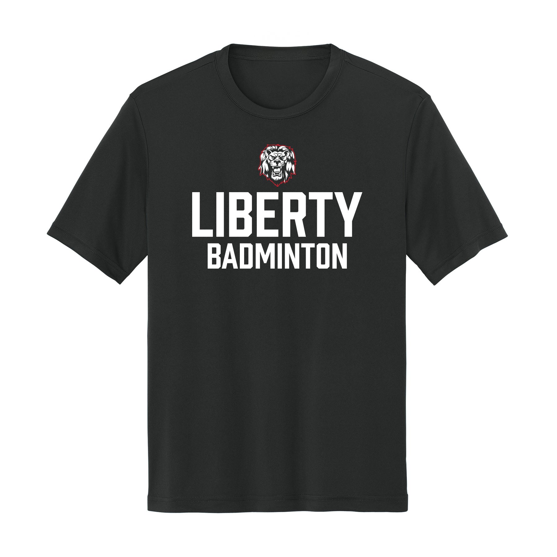 Liberty Badminton Stacked Dri Fit Tee