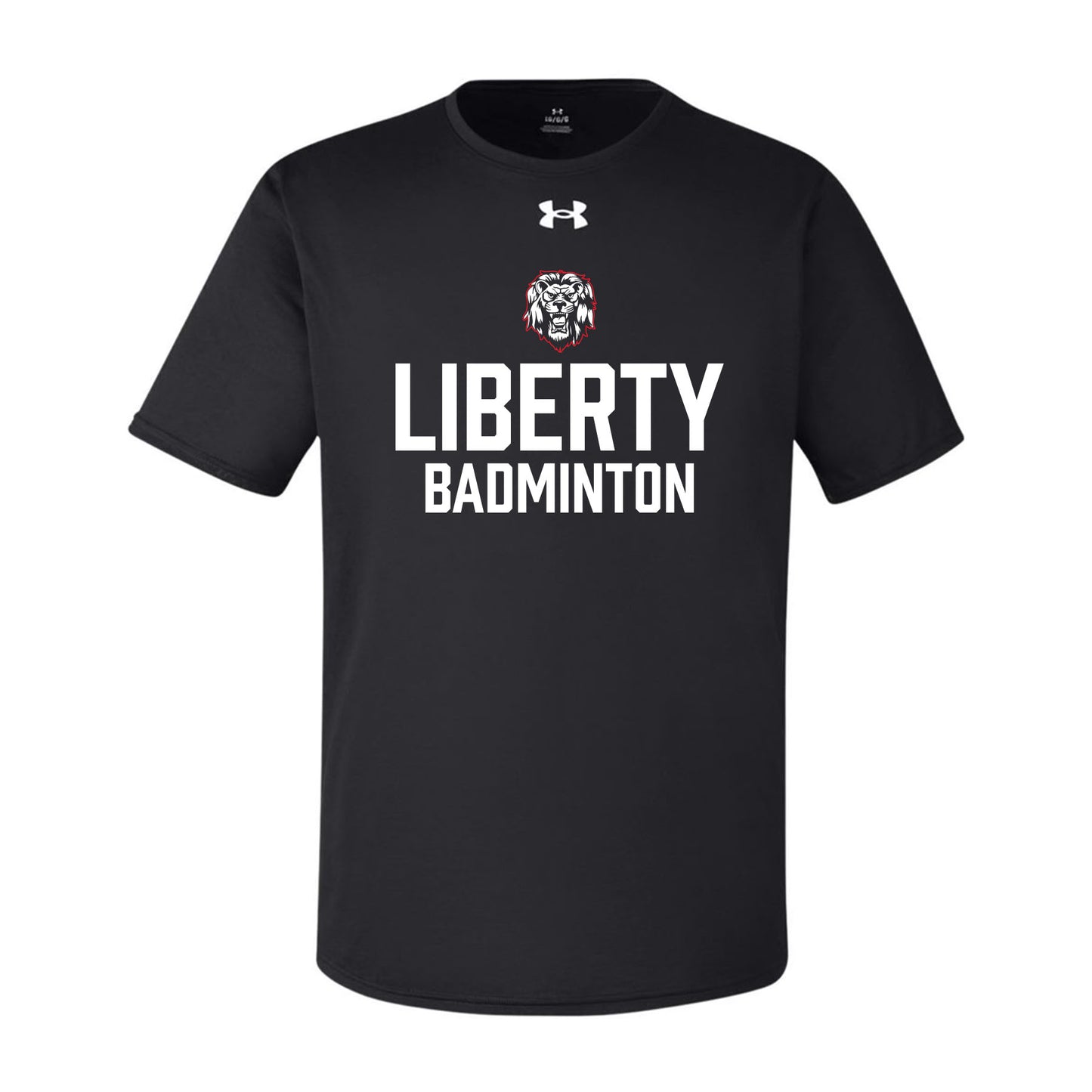 Liberty Badminton Stacked Under Armour Tee