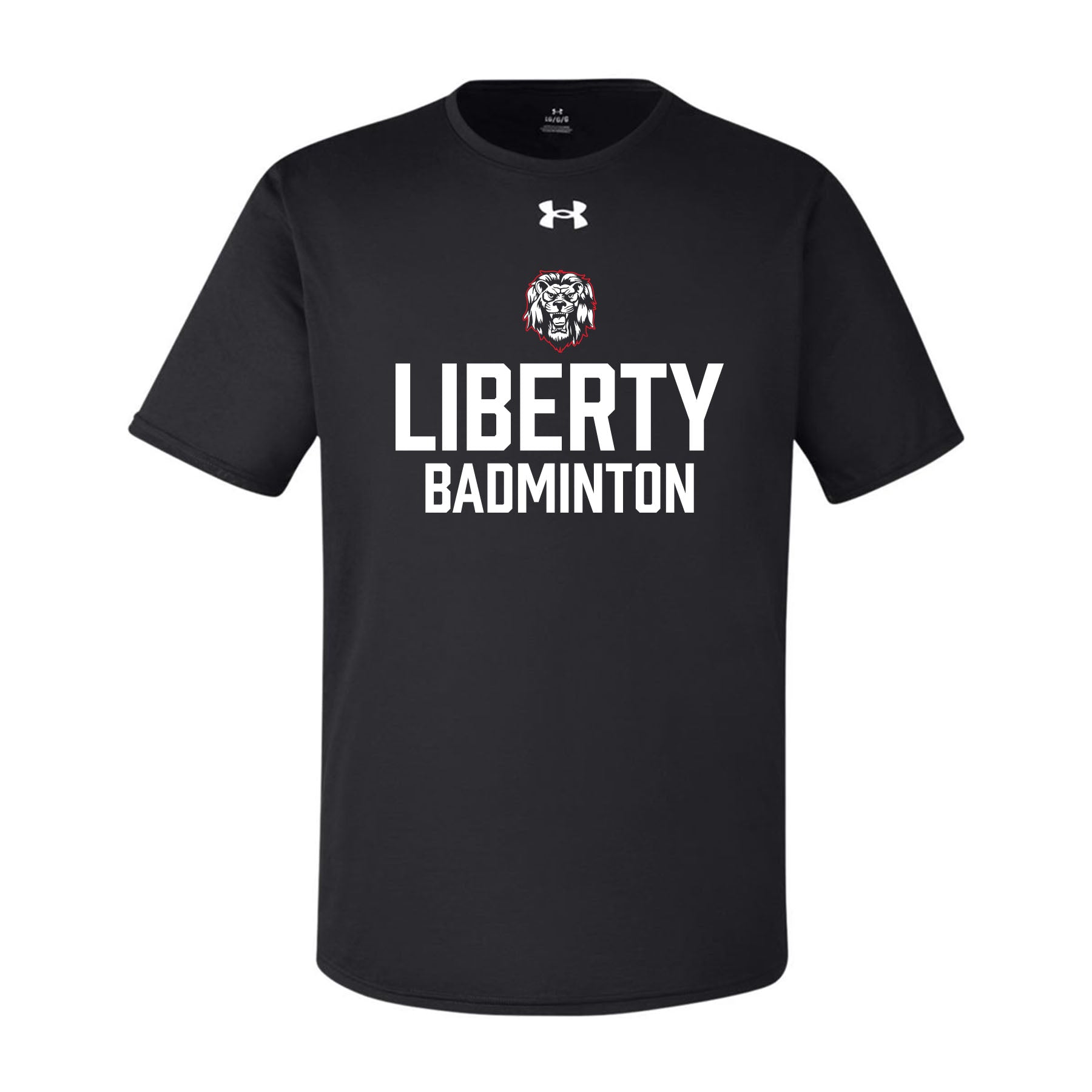 Liberty Badminton Stacked Under Armour Tee